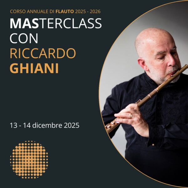 Masterclass con Riccardo Ghiani