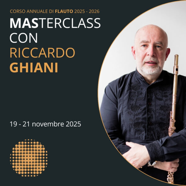 Masterclass with Riccardo Ghiani